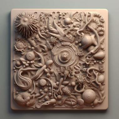 Patterns and decorations Spore 4 3d model